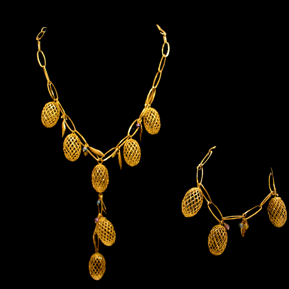 21K Gold Necklace Set